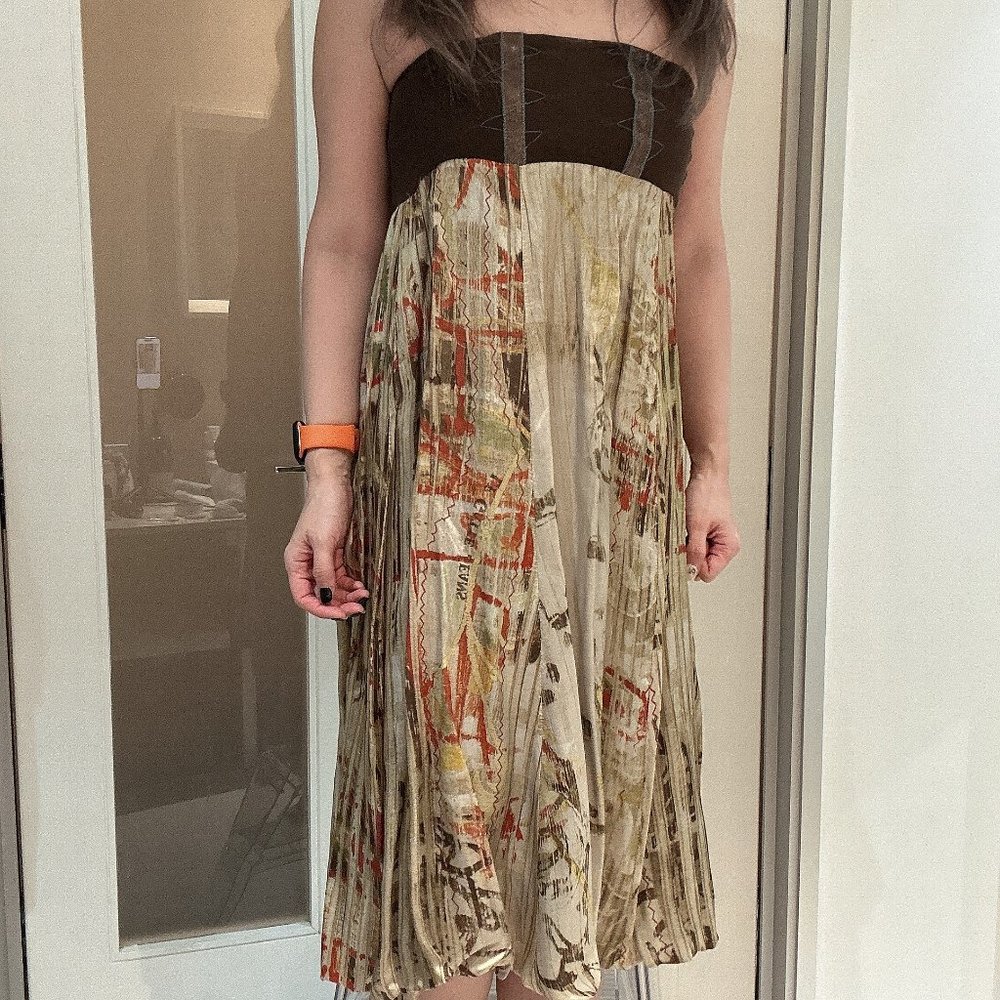 Jean Paul Gautier Silk Tunic dress/Skirt - Size 4-8